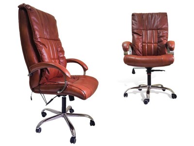 Офисное массажное кресло EGO BOSS EG1001 Терракот в комплектации ELITE и PREMIUM - Ек-Спорт Массажные кресла оптом и в розницу
